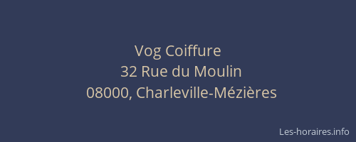Vog Coiffure