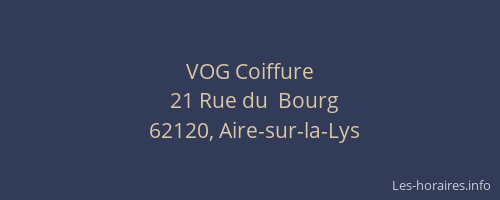VOG Coiffure