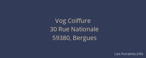 Vog Coiffure