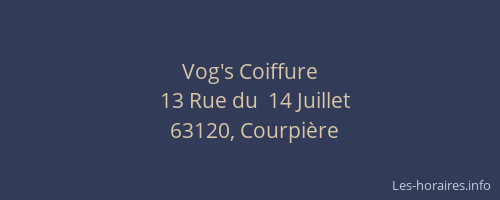 Vog's Coiffure