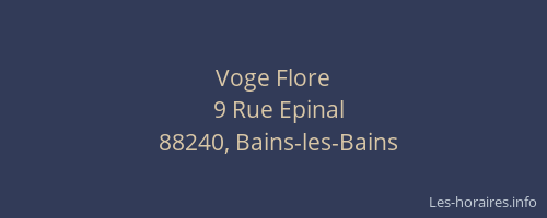 Voge Flore