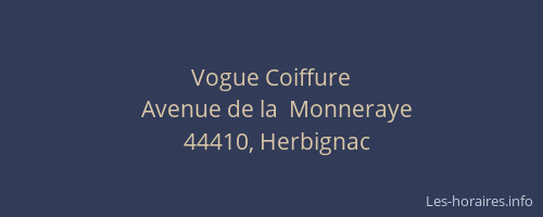 Vogue Coiffure
