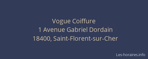 Vogue Coiffure