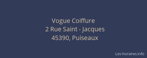 Vogue Coiffure