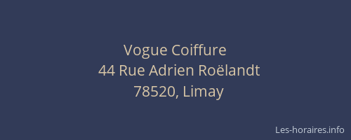 Vogue Coiffure