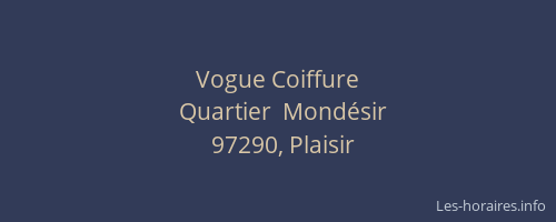 Vogue Coiffure