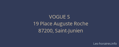 VOGUE S