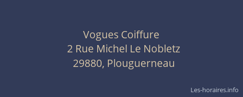 Vogues Coiffure