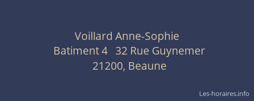 Voillard Anne-Sophie