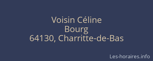Voisin Céline