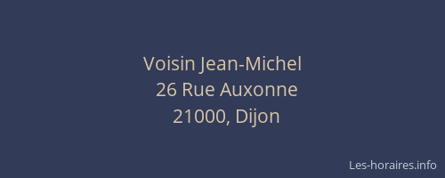 Voisin Jean-Michel