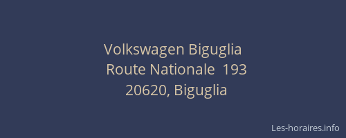 Volkswagen Biguglia