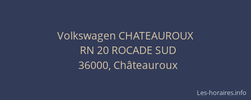 Volkswagen CHATEAUROUX