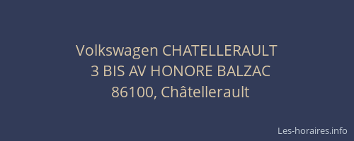 Volkswagen CHATELLERAULT