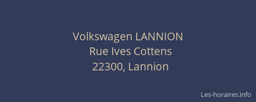 Volkswagen LANNION
