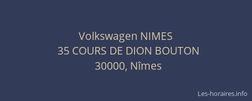 Volkswagen NIMES