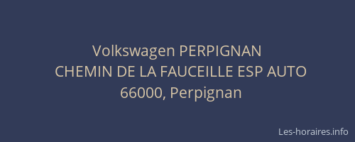 Volkswagen PERPIGNAN