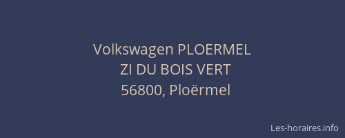 Volkswagen PLOERMEL