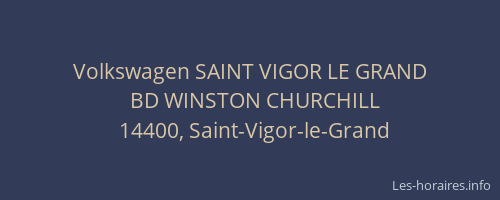 Volkswagen SAINT VIGOR LE GRAND