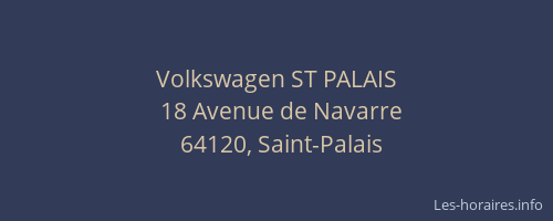 Volkswagen ST PALAIS
