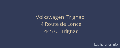 Volkswagen  Trignac