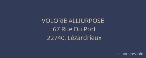 VOLORIE ALLIURPOSE
