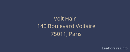 Volt Hair