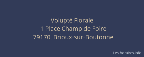 Volupt&eacute; Florale