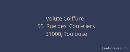 Volute Coiffure