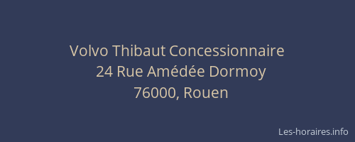 Volvo Thibaut Concessionnaire
