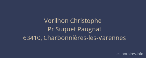 Vorilhon Christophe