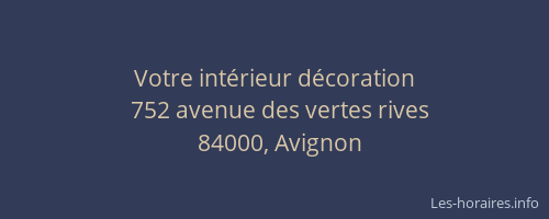 Votre intérieur décoration