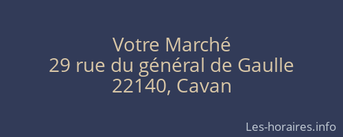 Votre Marché