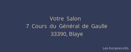 Votre  Salon
