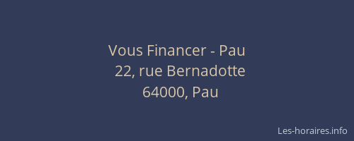 Vous Financer - Pau