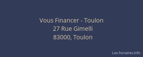 Vous Financer - Toulon