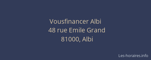 Vousfinancer Albi