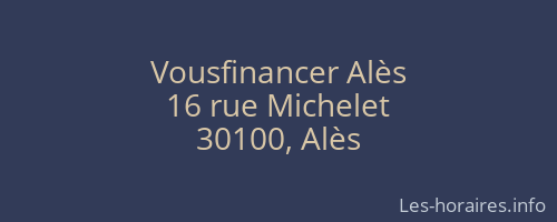Vousfinancer Alès