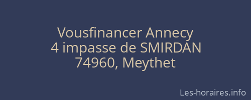 Vousfinancer Annecy