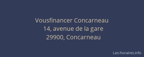 Vousfinancer Concarneau