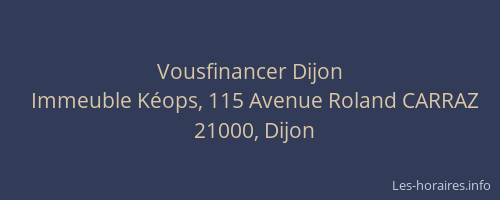 Vousfinancer Dijon