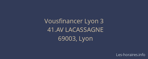 Vousfinancer Lyon 3