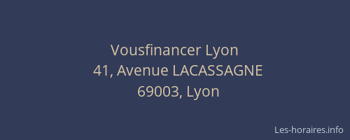 Vousfinancer Lyon