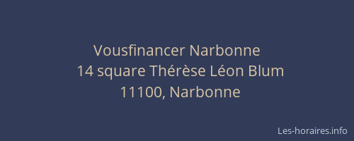 Vousfinancer Narbonne