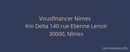 Vousfinancer Nimes