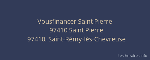 Vousfinancer Saint Pierre