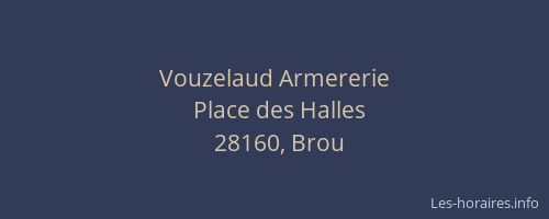 Vouzelaud Armererie