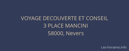 VOYAGE DECOUVERTE ET CONSEIL