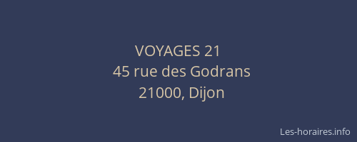 VOYAGES 21