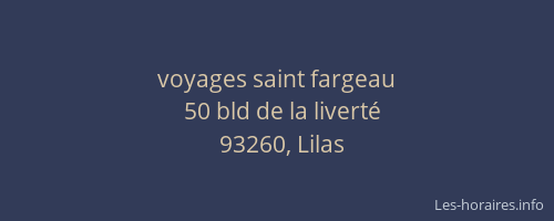 voyages saint fargeau